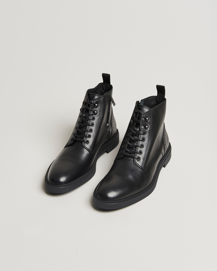 Heren | BOSS BLACK | BOSS BLACK | Calev Leather Boot Black