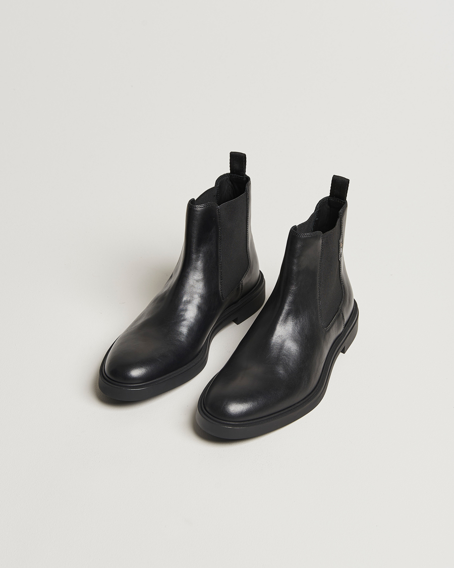 Heren | BOSS BLACK | BOSS BLACK | Calev Leather Chelsea Boot Black