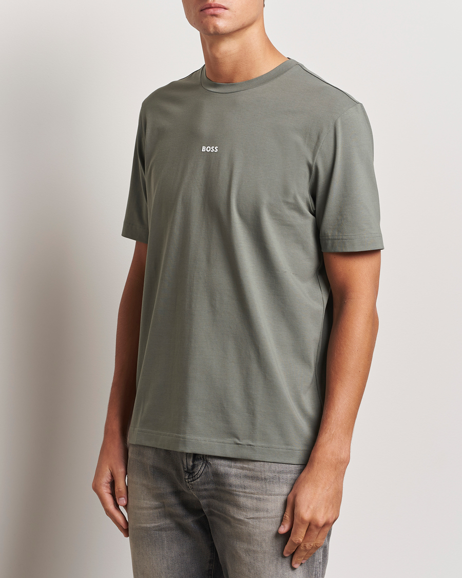 Heren |  | BOSS ORANGE | Tchup Logo Crew Neck T-Shirt Open Grey