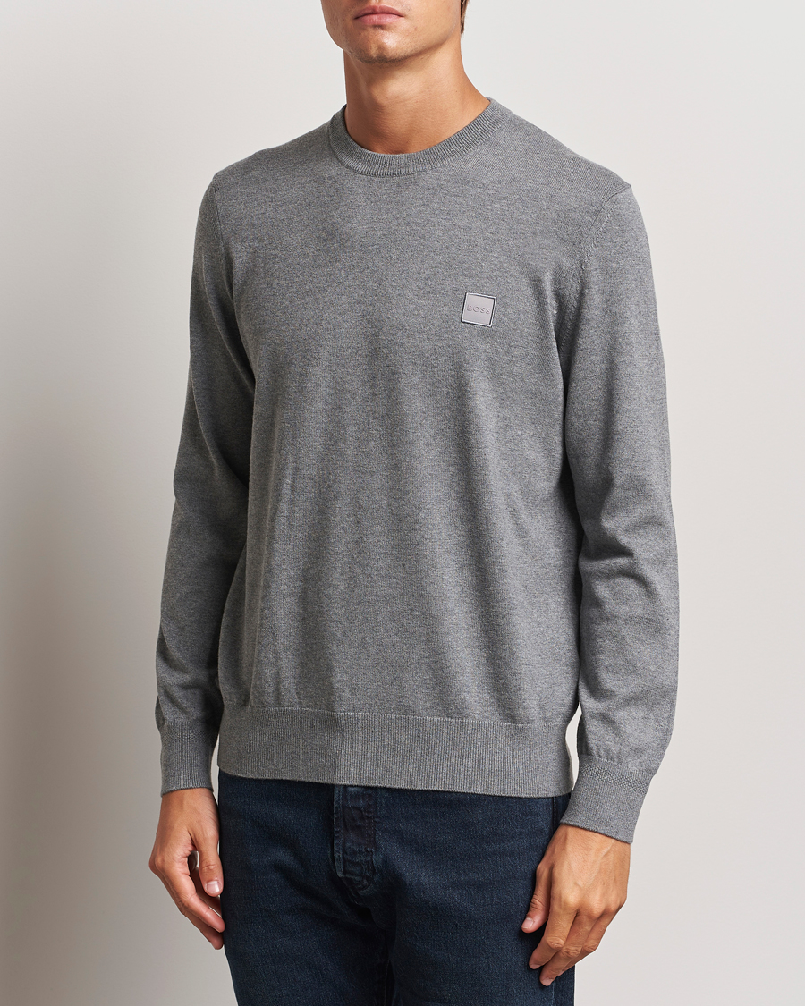 Heren |  | BOSS ORANGE | Kanovano Knitted Sweater Light Grey