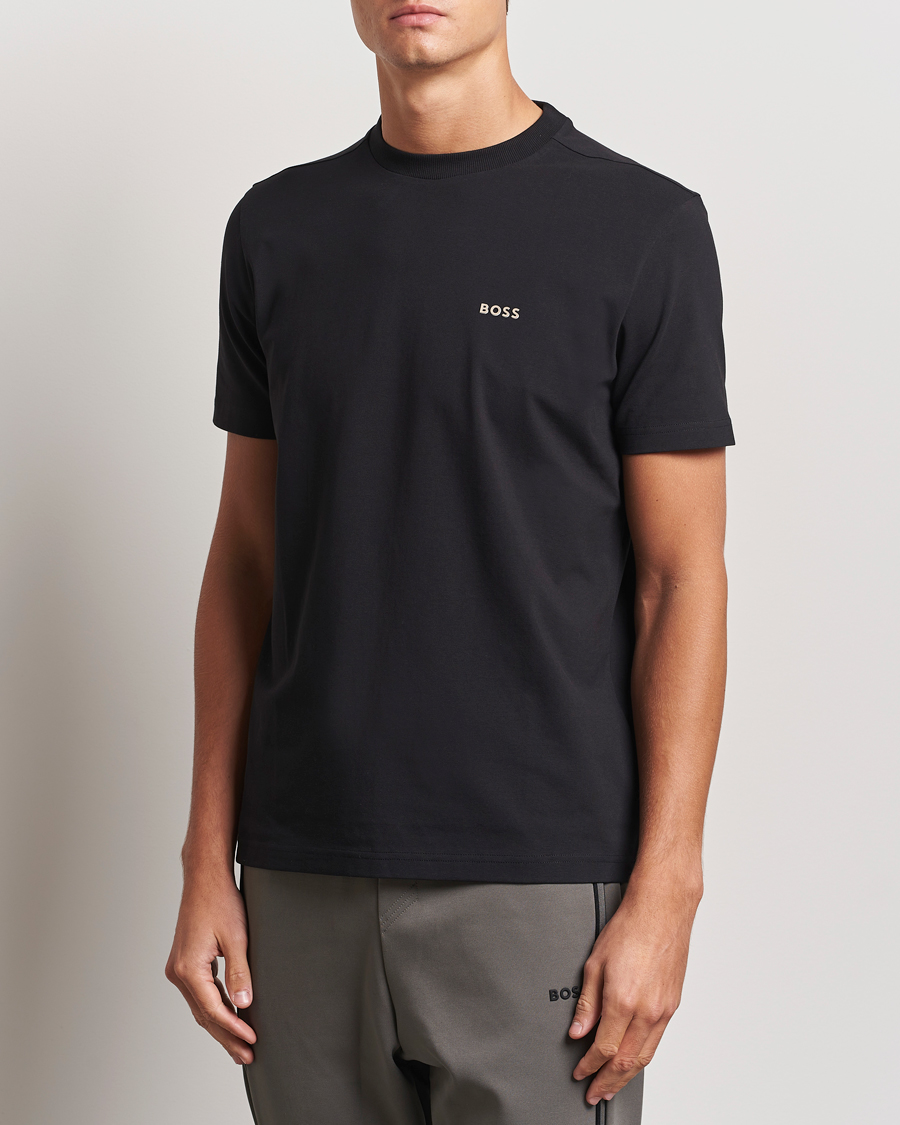 Heren |  | BOSS GREEN | Logo Crew Neck T-Shirt Black