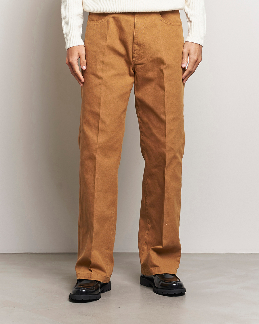 Heren |  | Jeanerica | VM009 Vega Canvas Trousers Brown