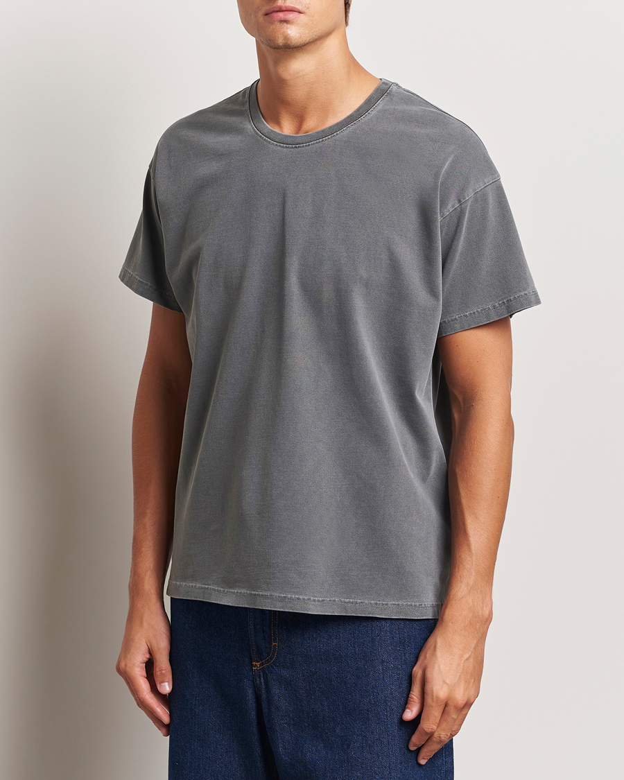 Heren |  | Jeanerica | Ruben Crew Neck T-Shirt Washed Black