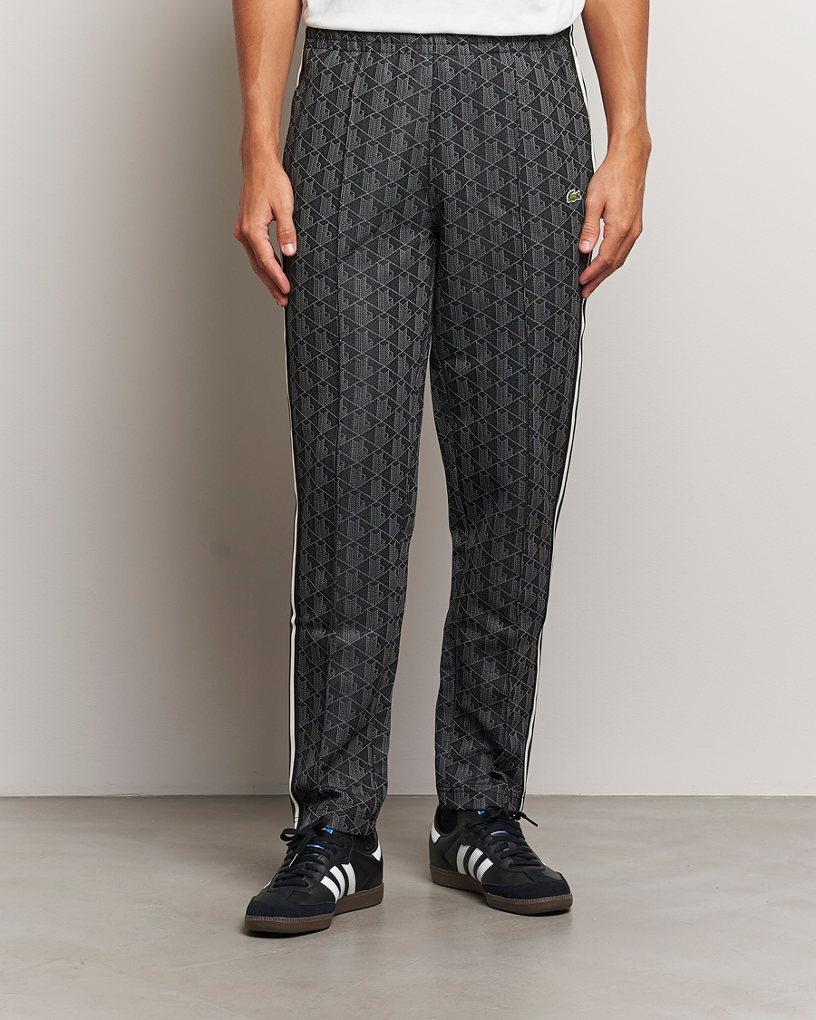 Heren |  | Lacoste | Monogram Track Pants Black/Graphite