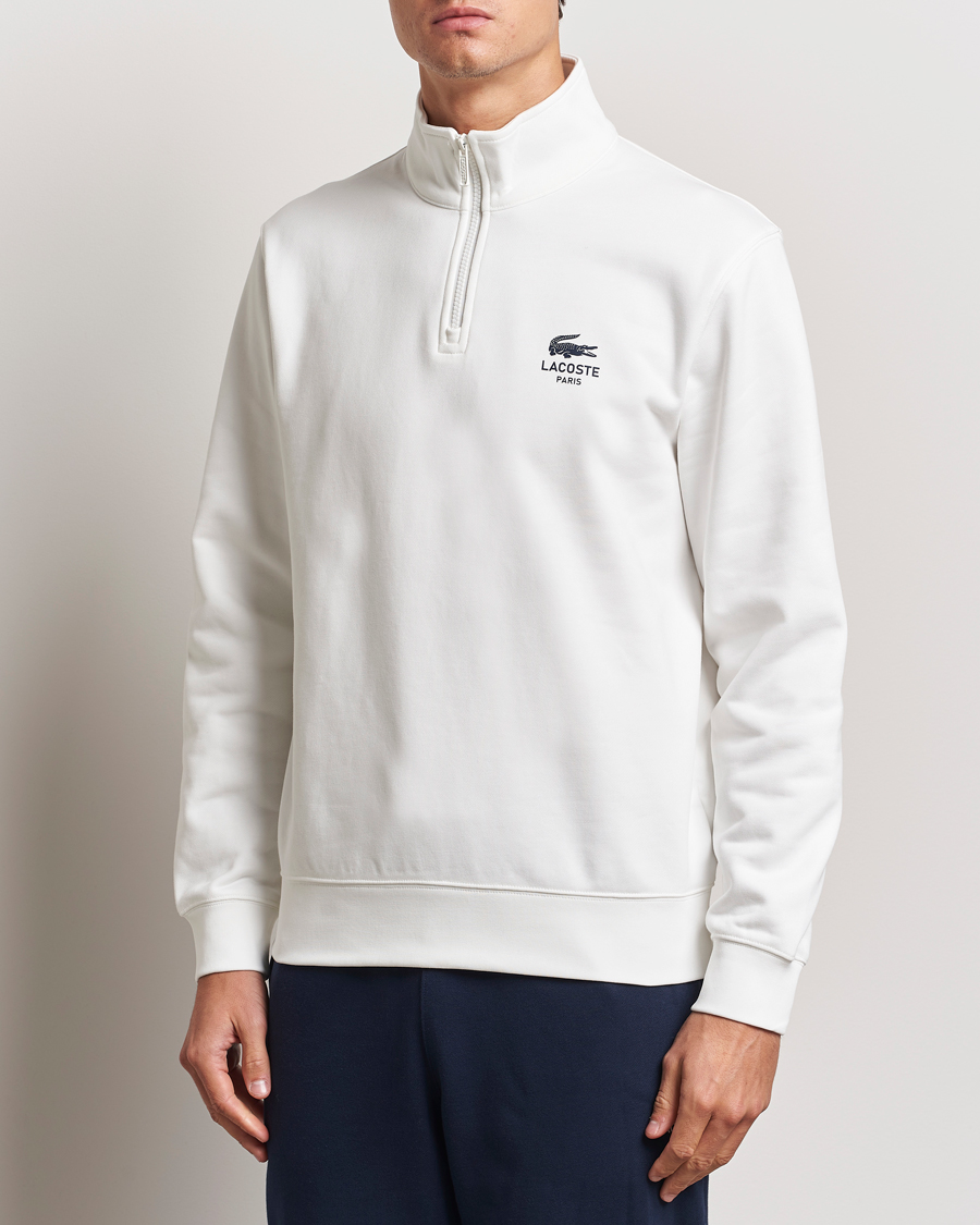 Heren |  | Lacoste | Paris Half Zip Sweatshirt Flour