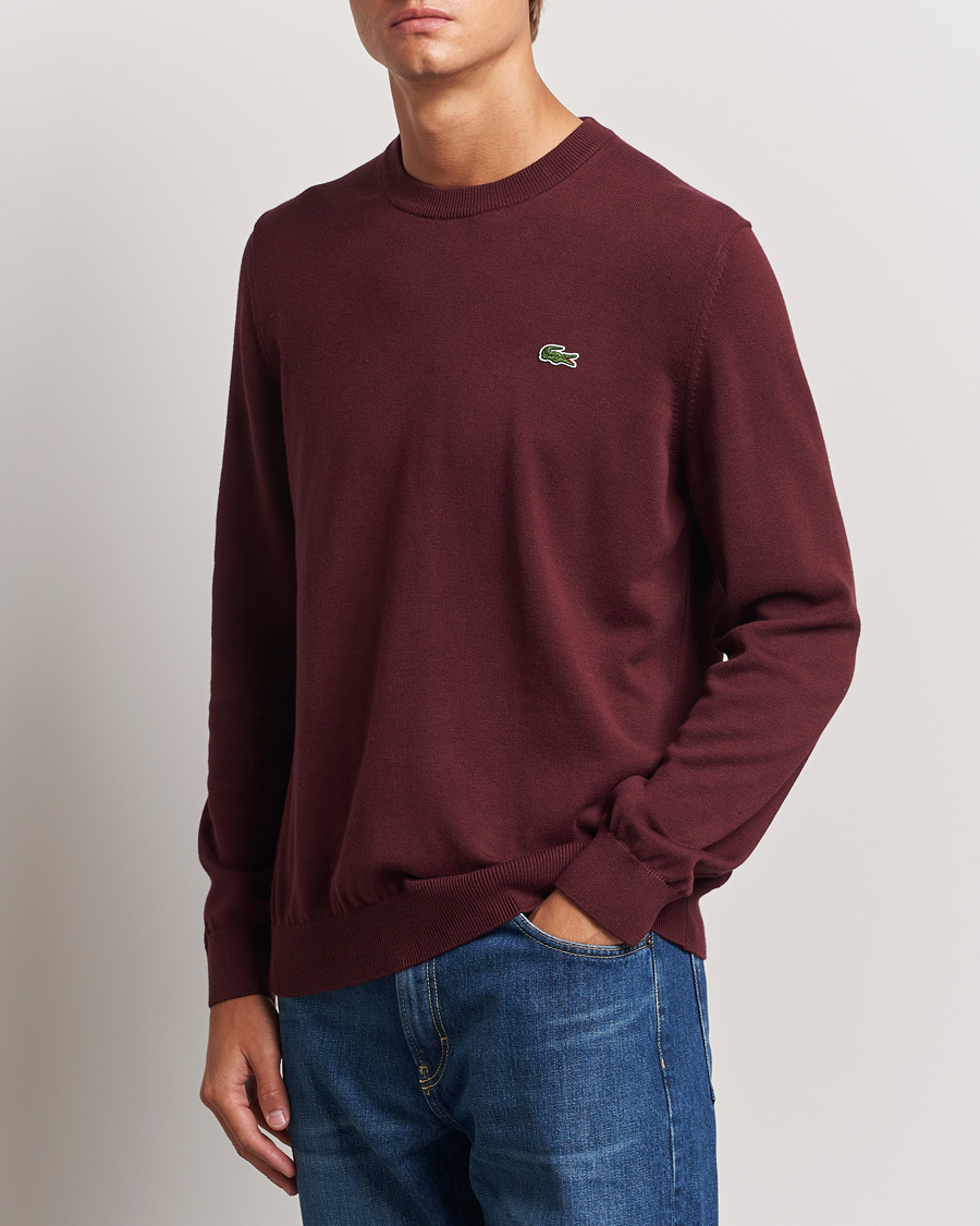 Heren |  | Lacoste | Cotton Knitted Sweater Espresso