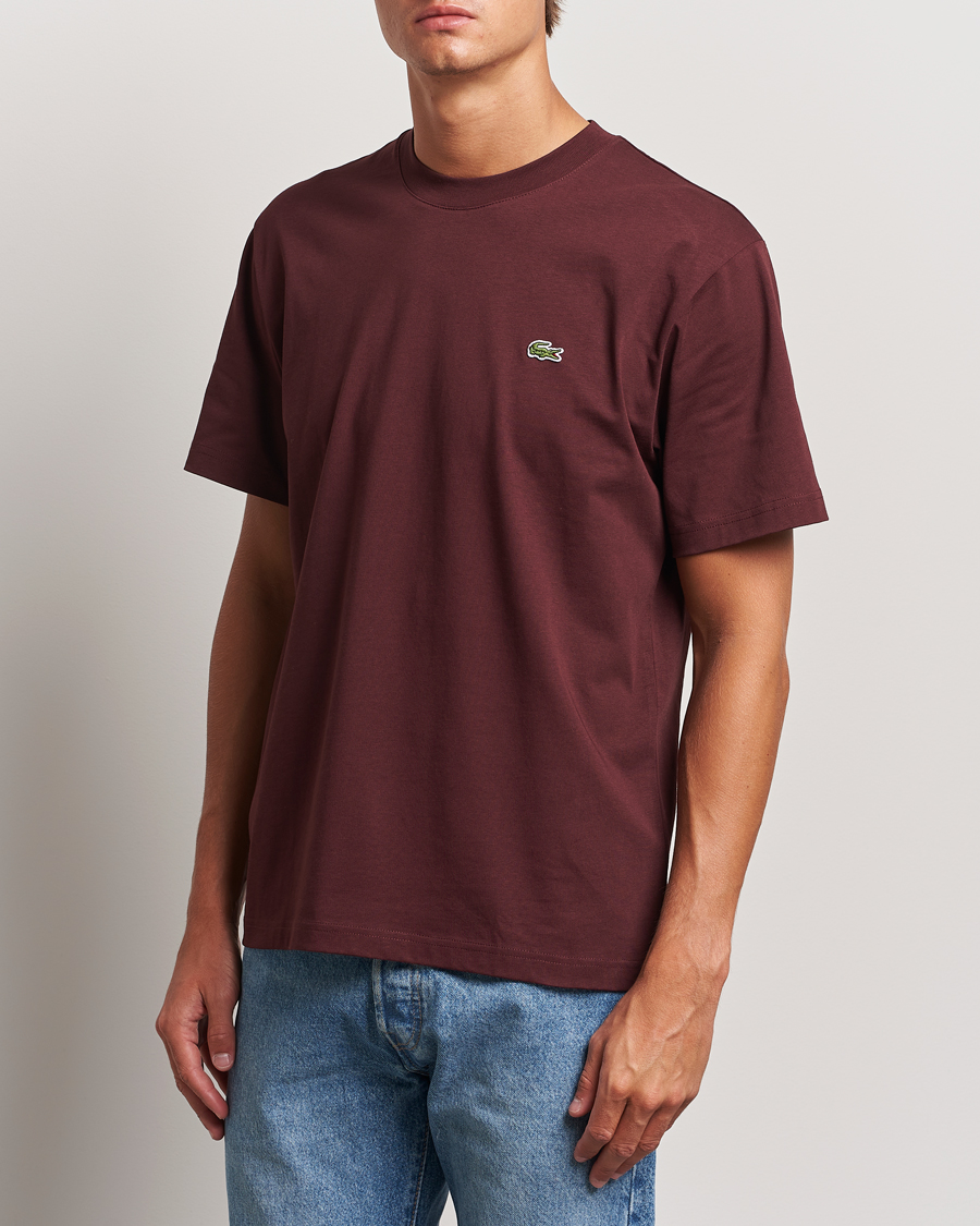 Heren |  | Lacoste | Crew Neck T-Shirt Espresso