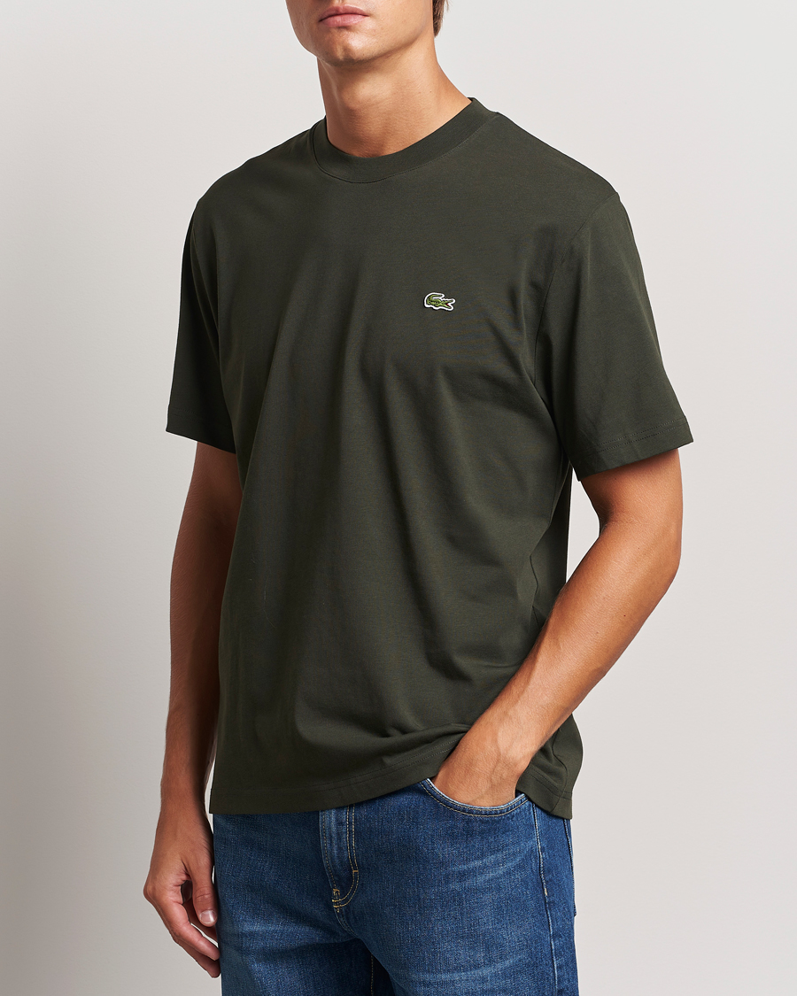 Heren |  | Lacoste | Crew Neck T-Shirt Sapwood