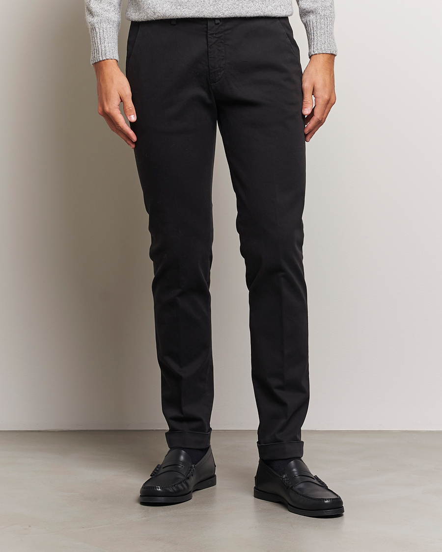 Heren |  | Briglia 1949 | Slim Fit Cotton Stretch Chino Black