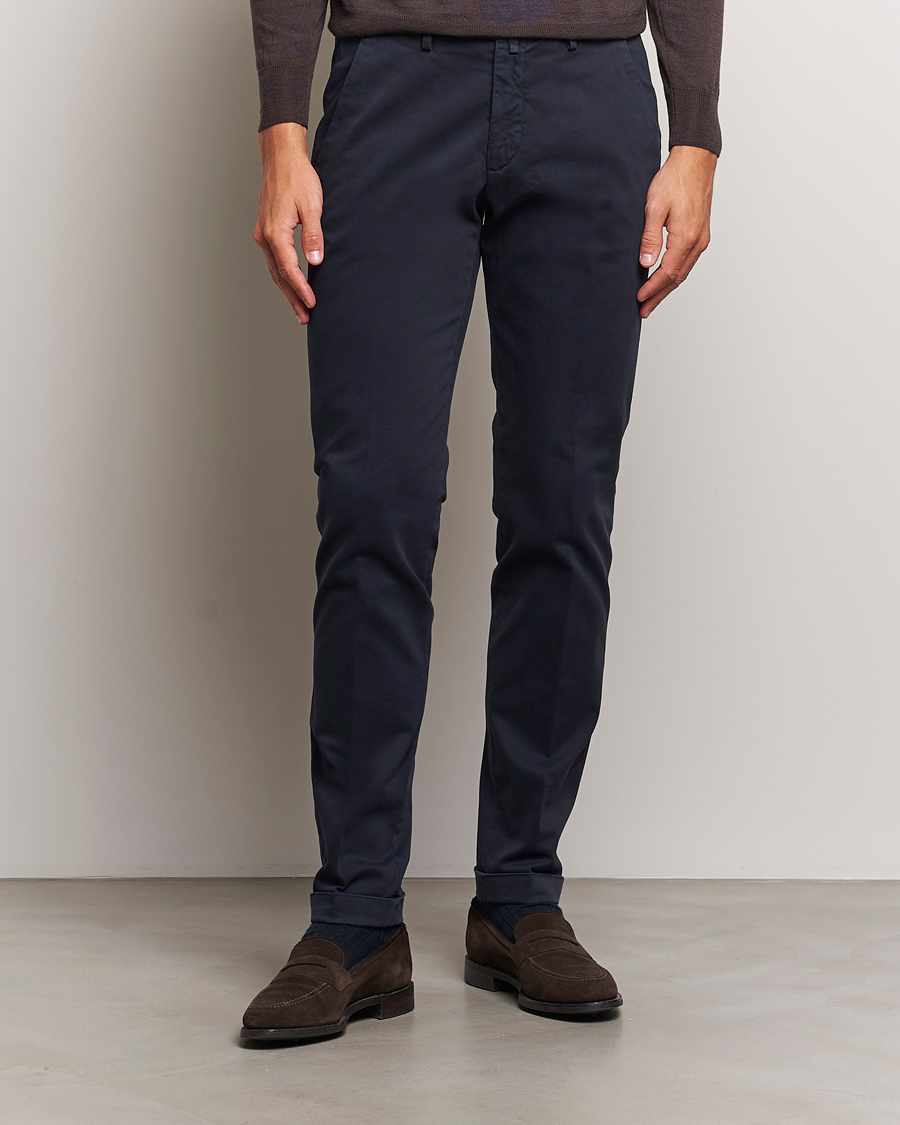 Heren |  | Briglia 1949 | Slim Fit Cotton Stretch Chino Navy