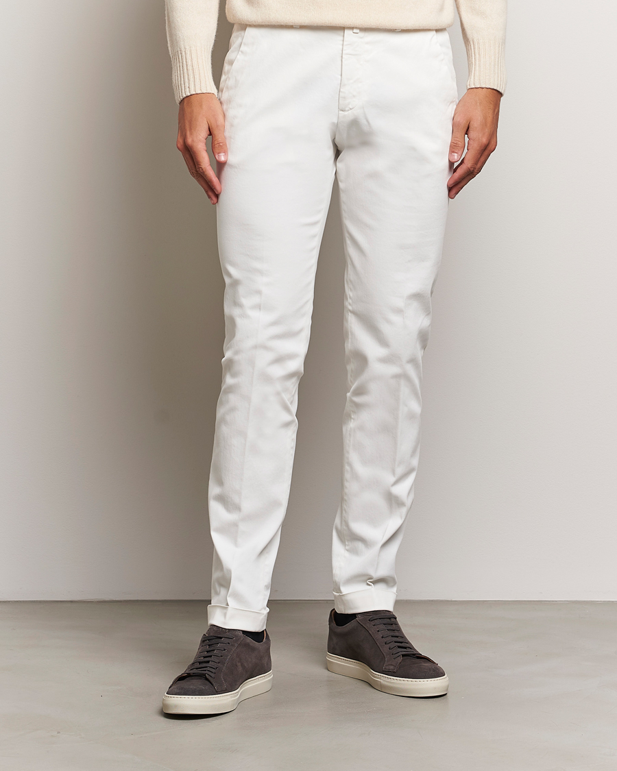 Heren |  | Briglia 1949 | Slim Fit Cotton Stretch Chino Off White