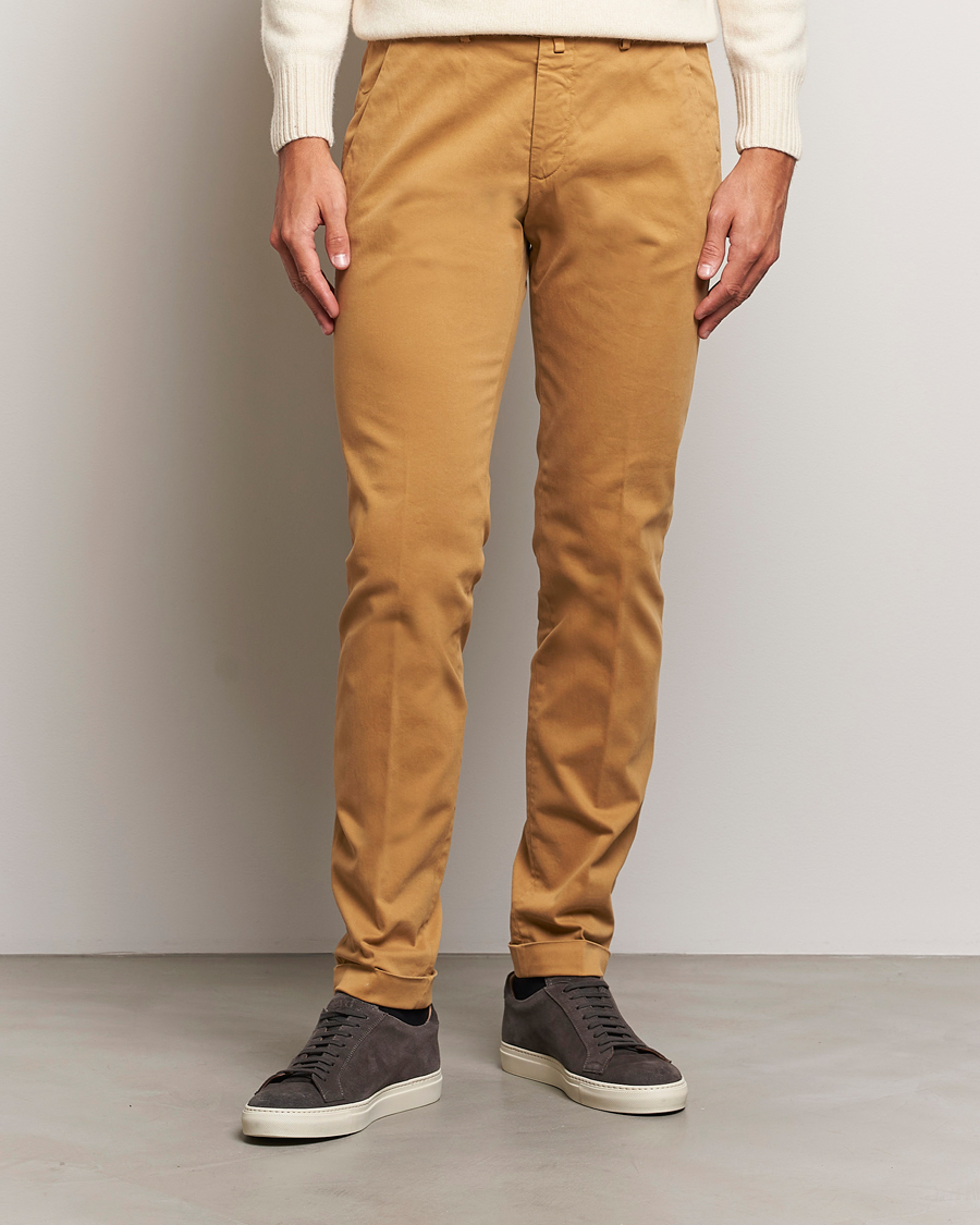 Heren |  | Briglia 1949 | Slim Fit Cotton Stretch Chino Camel