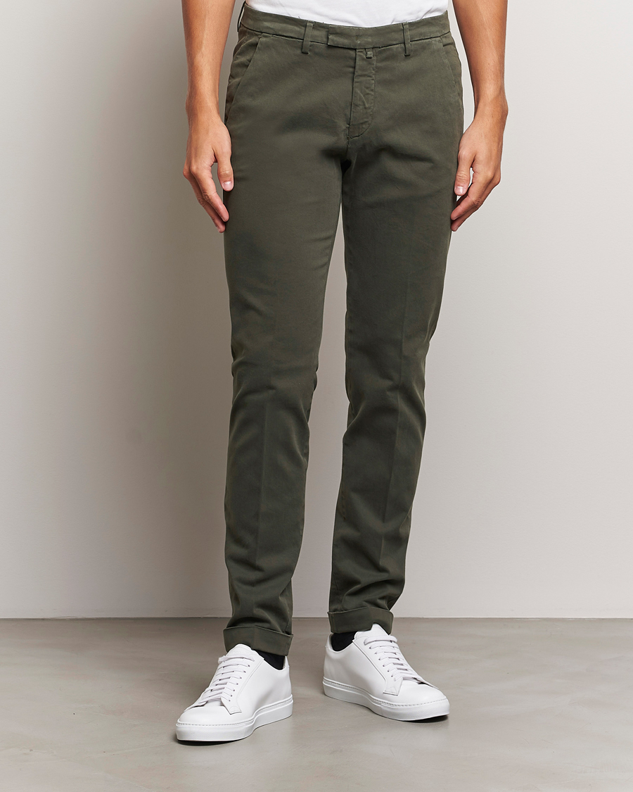 Heren |  | Briglia 1949 | Slim Fit Cotton Stretch Chino Military