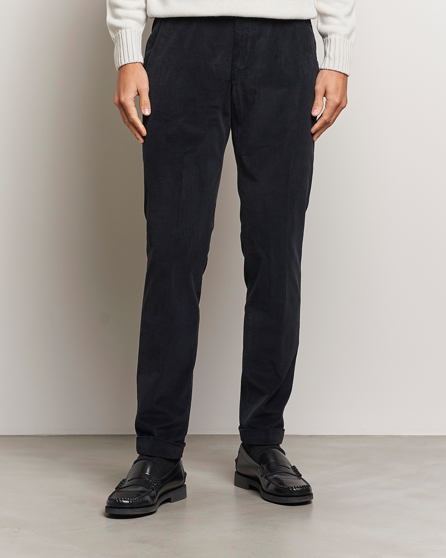 Heren |  | Briglia 1949 | Slim Fit Corduroy Trousers Black