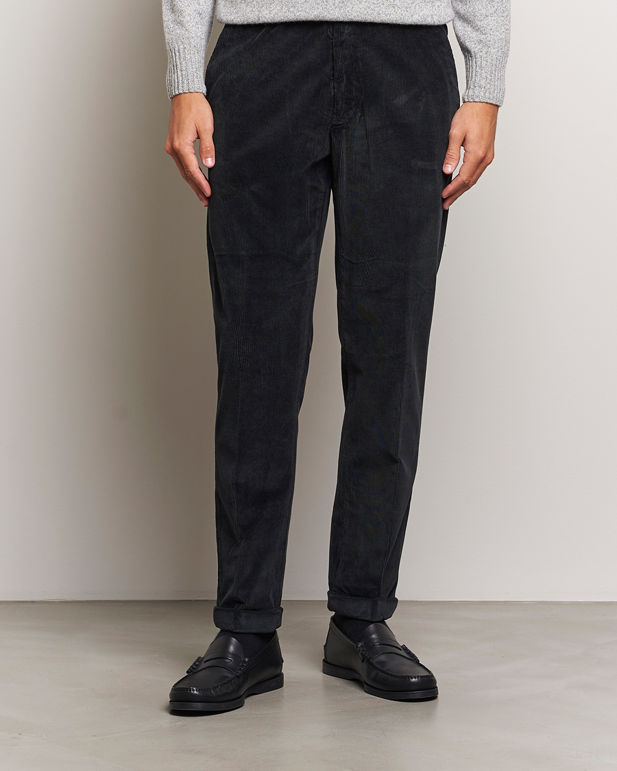 Heren |  | Briglia 1949 | Easy Fit Corduroy Trousers Black