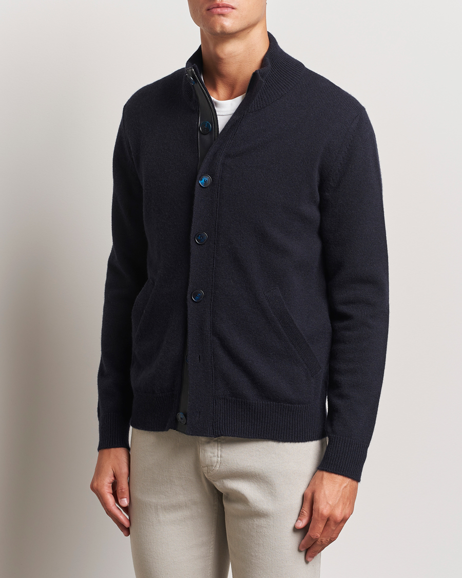 Heren | Luxury Classics | Brioni | Cashmere Cardigan Jacket Navy