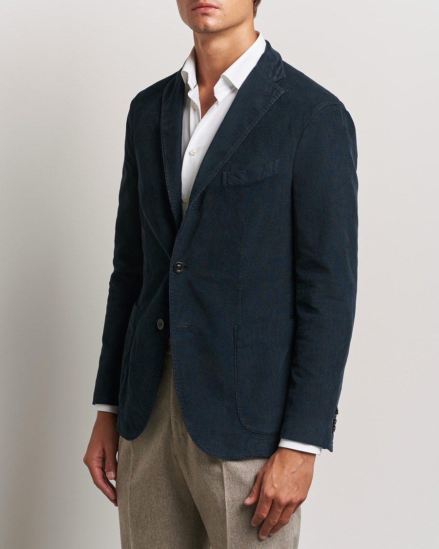 Heren |  | Boglioli | K Jacket Corduroy Blazer Navy