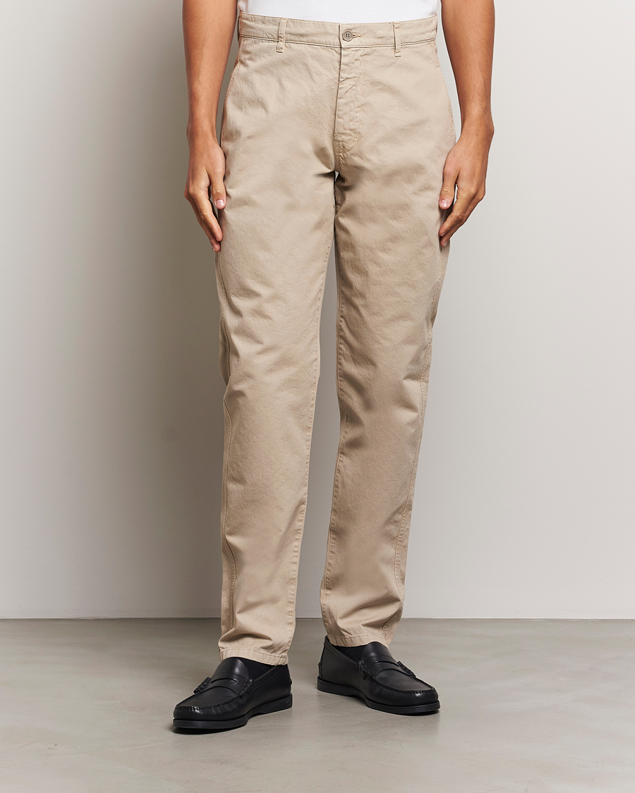 Heren |  | Aspesi | Garment Dyed Cotton Pants Beige