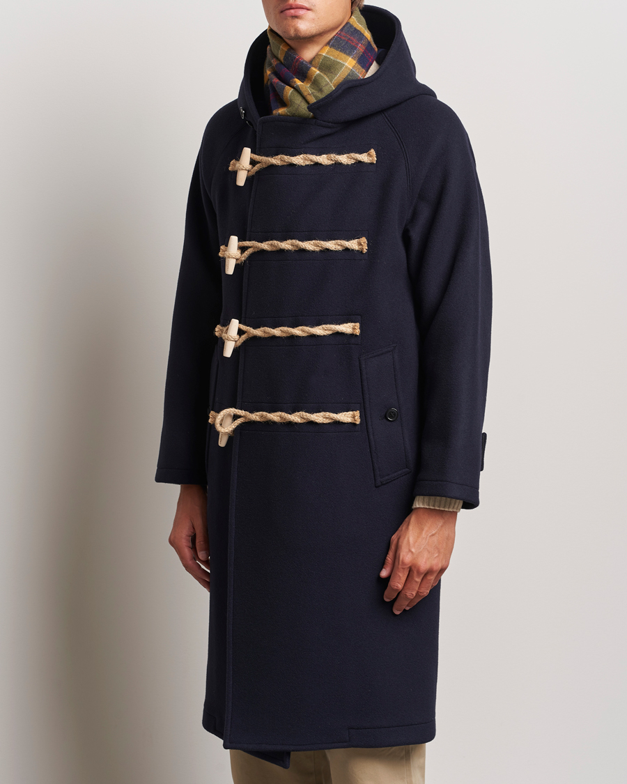 Heren |  | Gloverall | Huxley Duffle Coat Navy