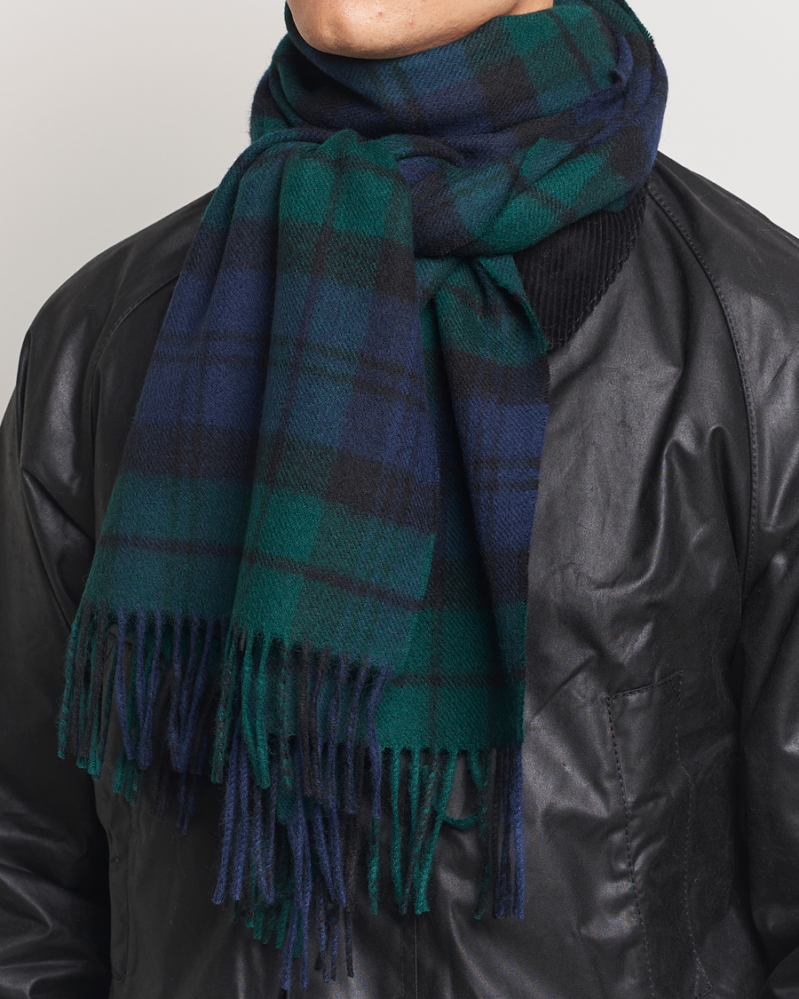 Heren |  | Gloverall | Lambswool Scarf Blackwatch