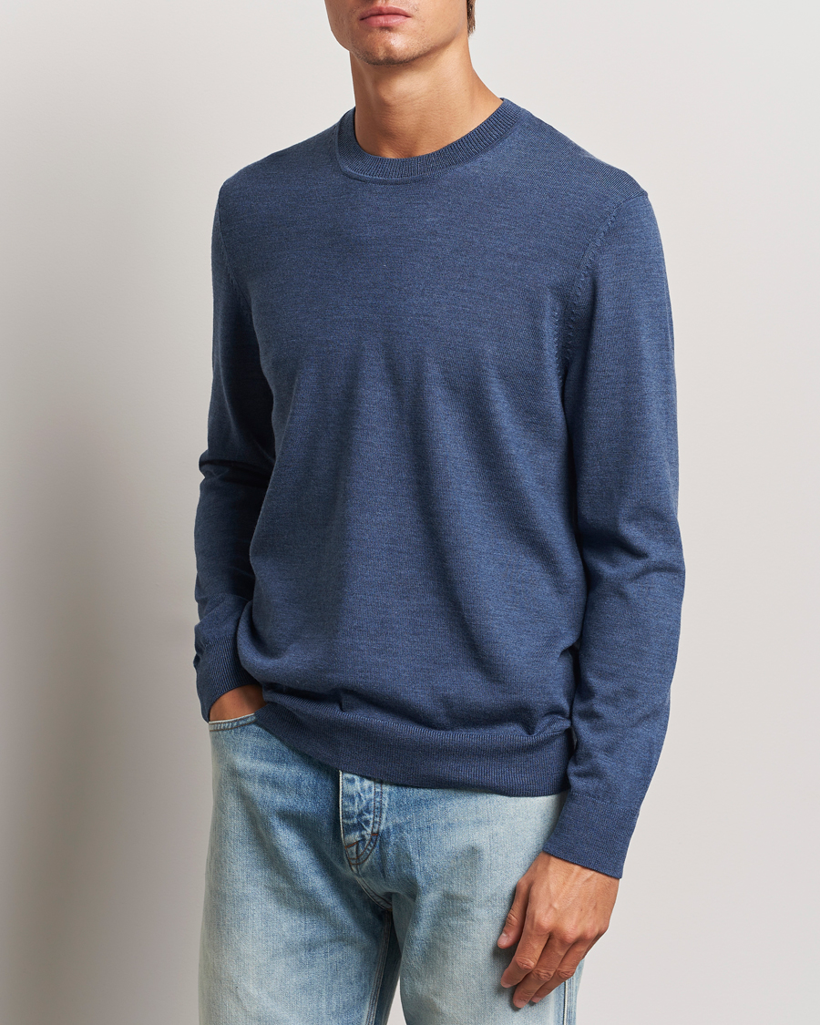 Heren |  | NN07 | Ted Merino Crew Neck Pullover Bering Sea