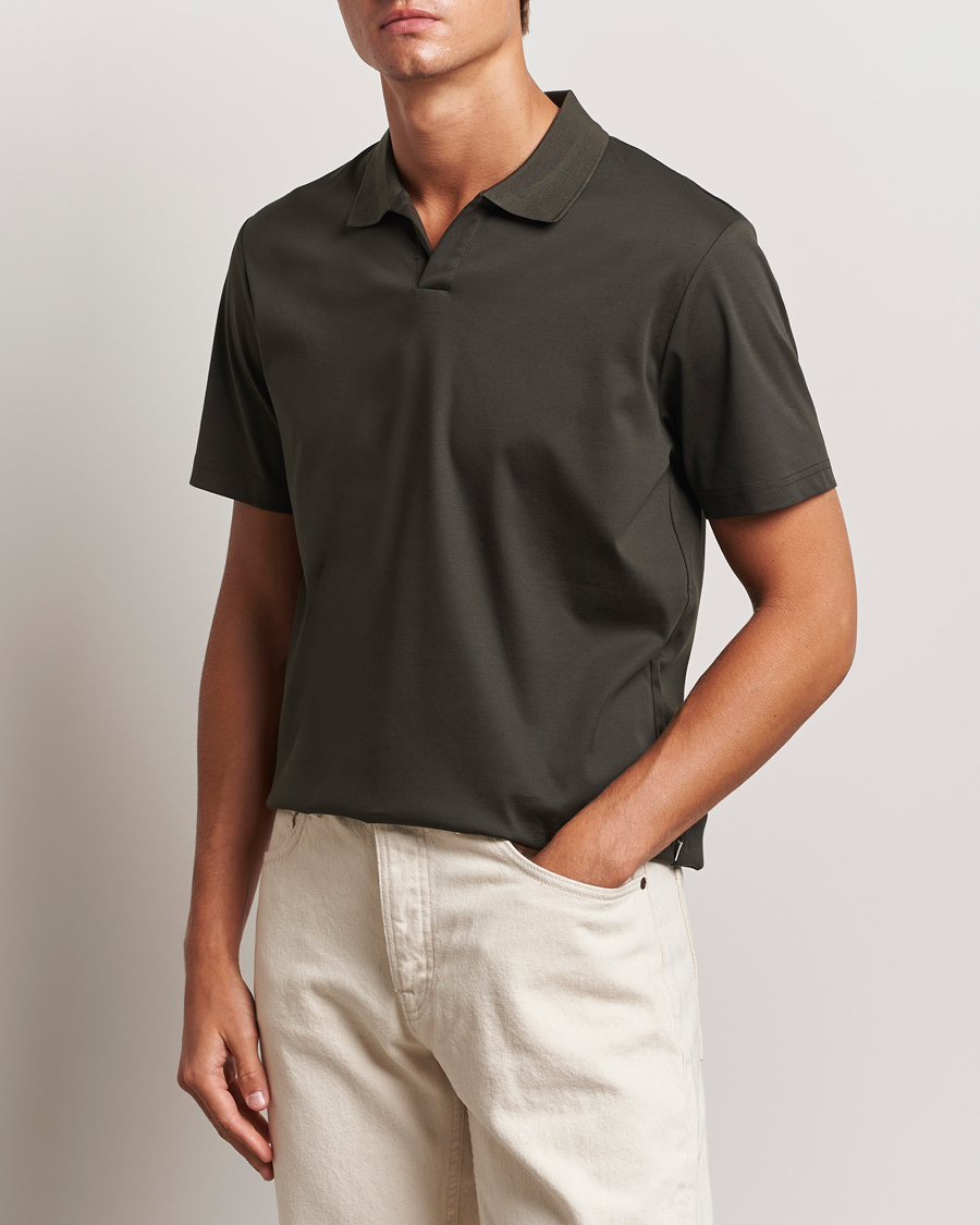 Heren |  | NN07 | Paul Mercerized Polo Dark Army