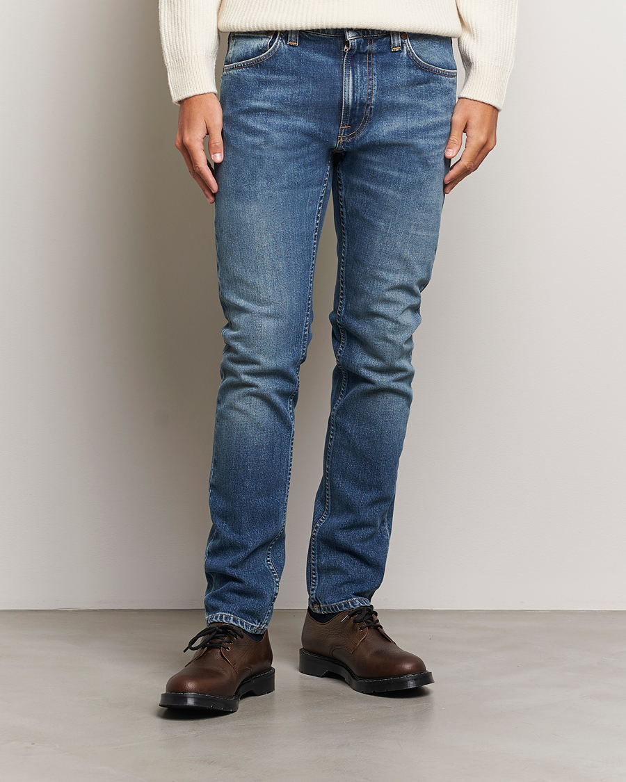 Heren | Jeans | Nudie Jeans | Lean Dean Jeans Blue Delusion