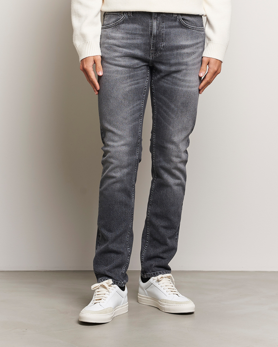 Heren | Slim fit | Nudie Jeans | Lean Dean Jeans Grey Steel