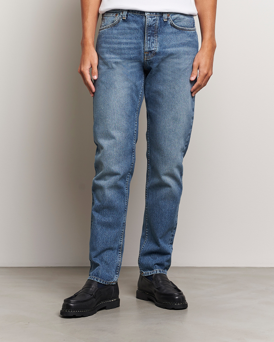 Heren | Jeans | Nudie Jeans | Steady Eddie II Jeans Blue Haze