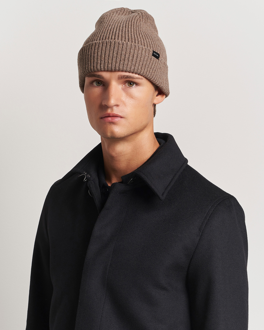 Heren |  | Paul Smith | Cashmere Beanie Brown