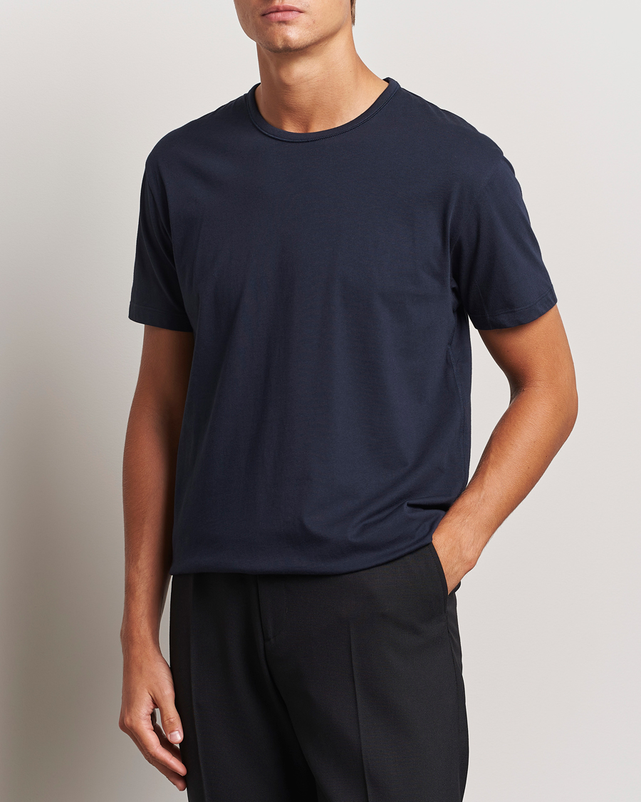 Heren |  | Paul Smith | Artist Rib Crew Neck T-Shirt Navy