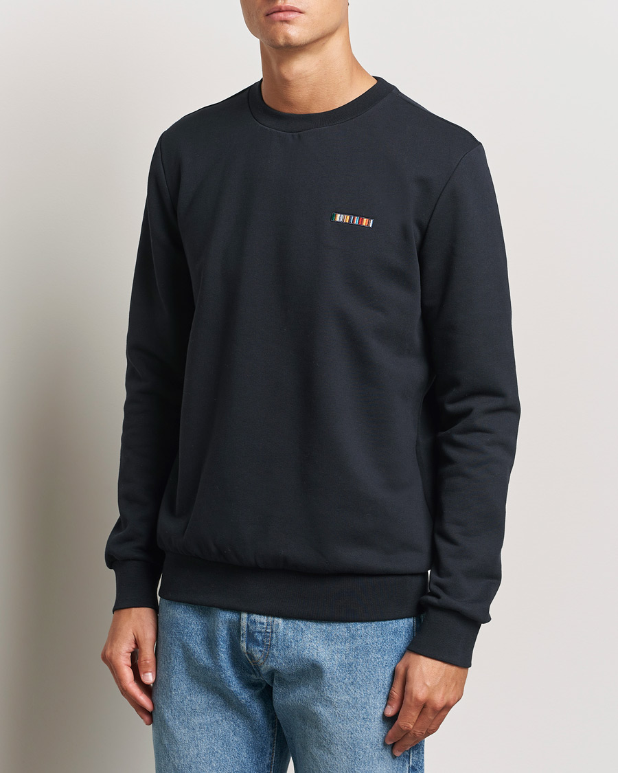 Heren |  | Paul Smith | Embroidery Crew Neck Sweatshirt Navy