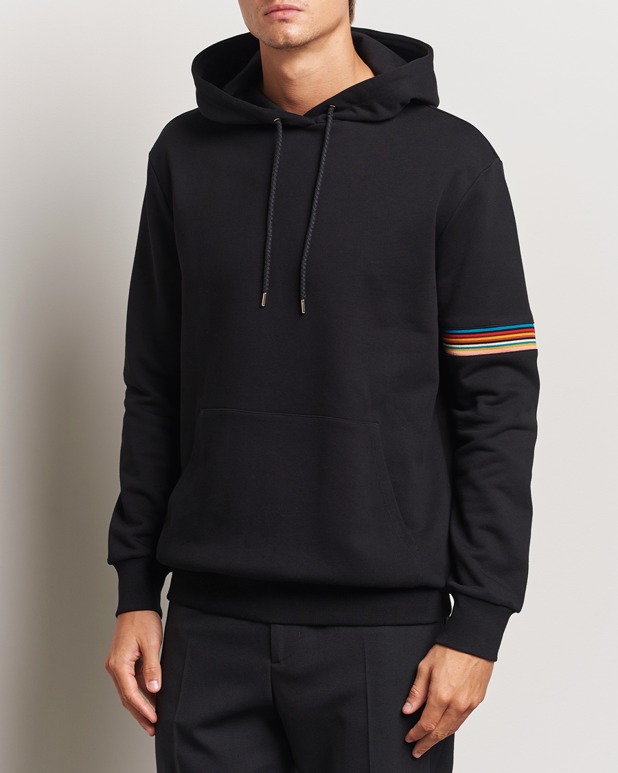 Heren |  | Paul Smith | Striped Arm Hoodie Black