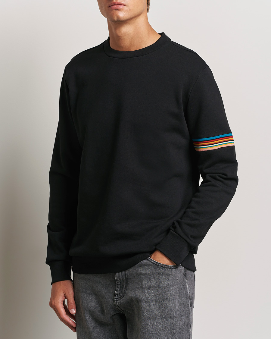 Heren |  | Paul Smith | Striped Arm Sweatshirt Black