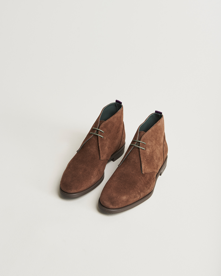 Heren |  | PS Paul Smith | Drummond Suede Chukka Boot Dark Brown