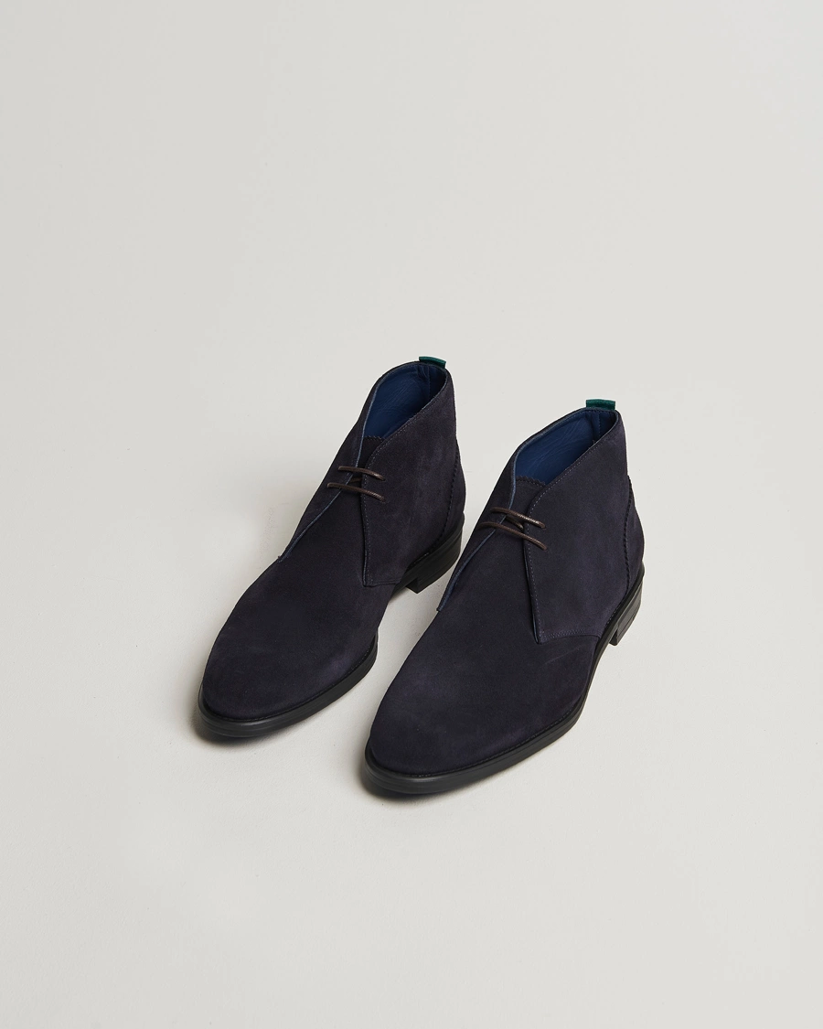 Heren |  | PS Paul Smith | Drummond Suede Chukka Boot Navy