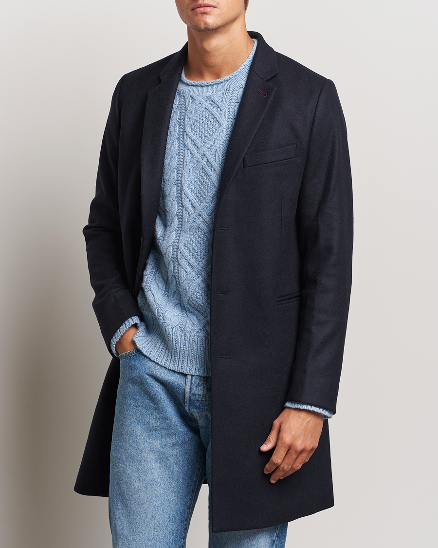 Heren | Hedendaagse jassen | PS Paul Smith | Wool Coat Navy