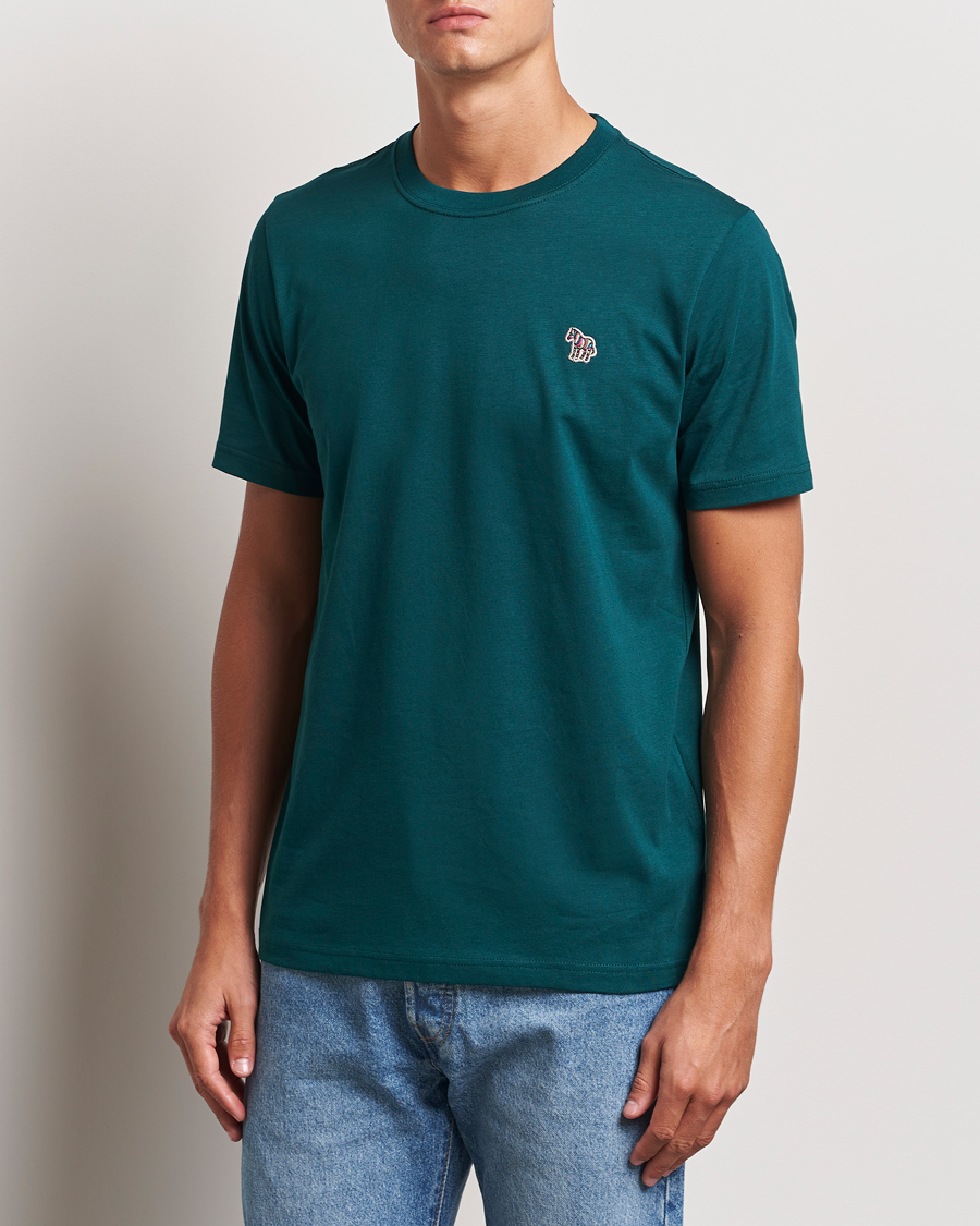 Heren |  | PS Paul Smith | Organic Cotton Zebra T-Shirt Green