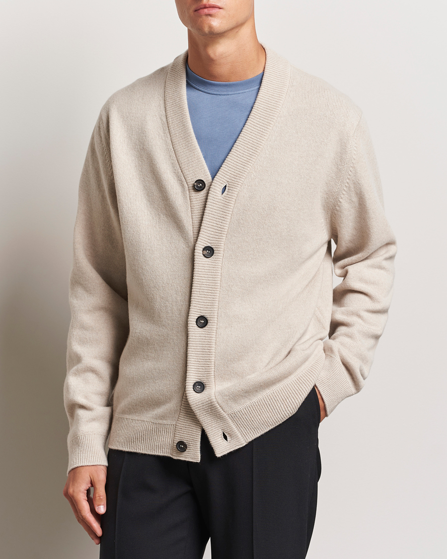 Heren |  | PS Paul Smith | Merino Wool Cardigan Off White