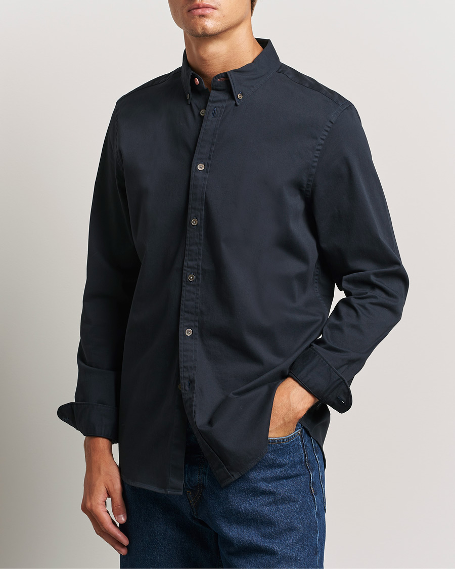 Heren |  | PS Paul Smith | Regular Fit Cotton Shirt Navy