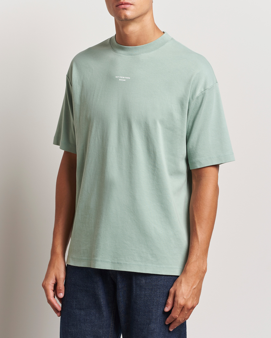 Heren |  | Drôle de Monsieur | Classic Slogan T-Shirt Water Green