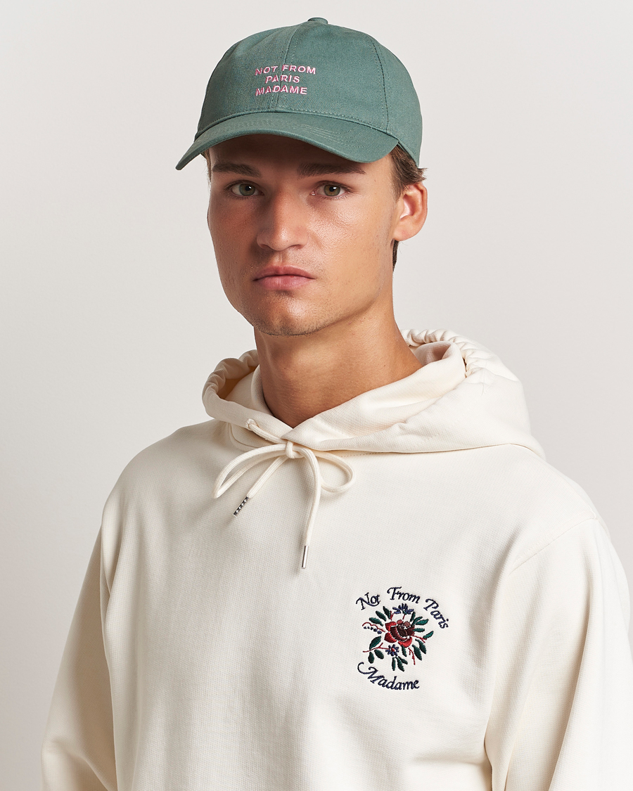 Heren |  | Drôle de Monsieur | Slogan Baseball Cap Water Green