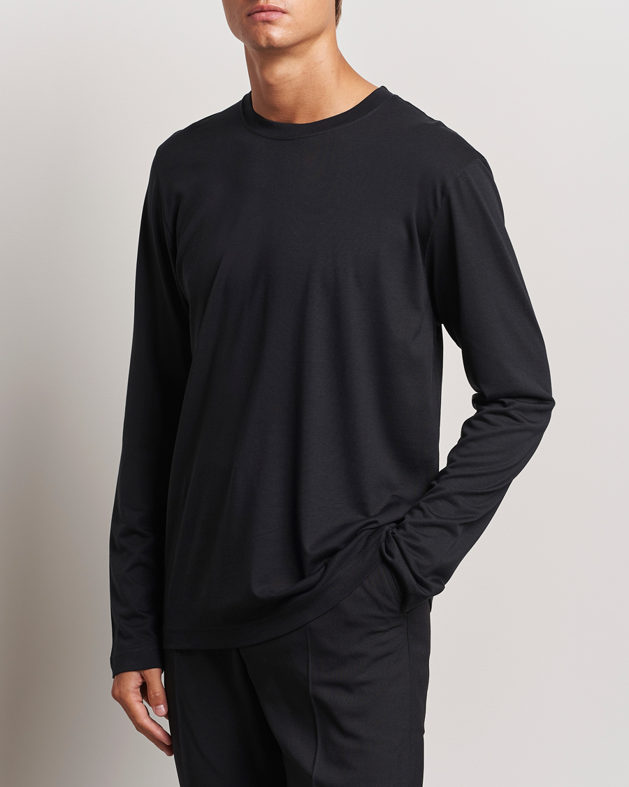 Heren |  | CDLP | Midweight Long Sleeve T-Shirt Black