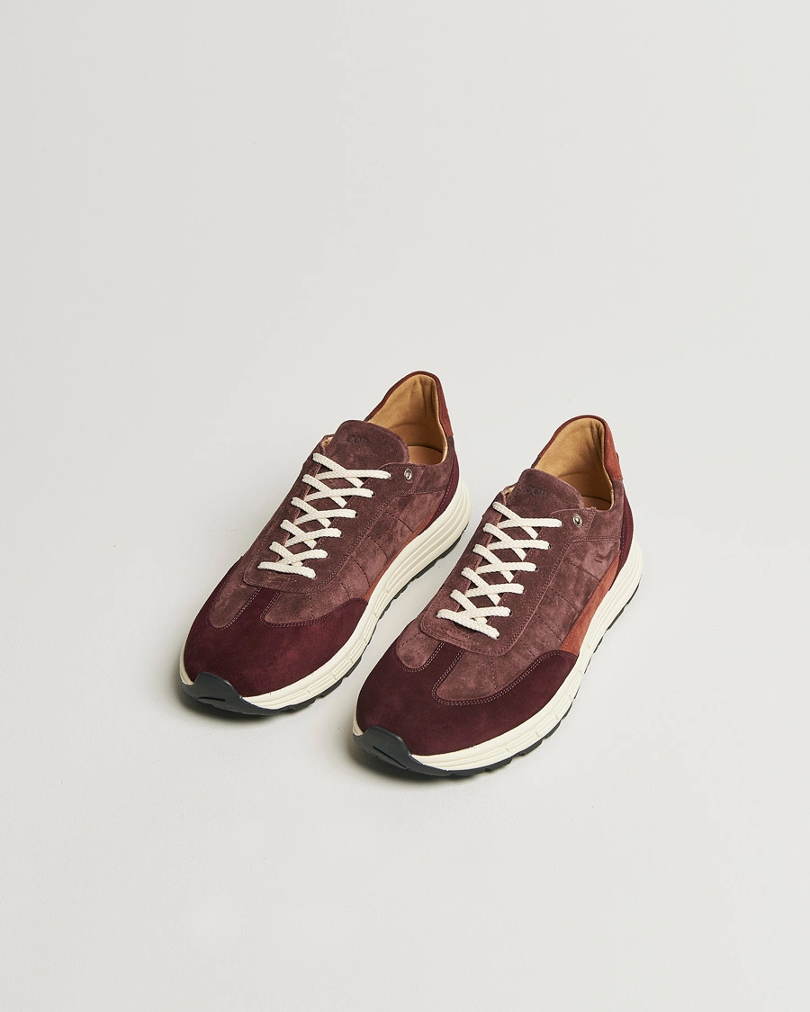 Heren |  | CQP | Renna Suede Runner Burgundy