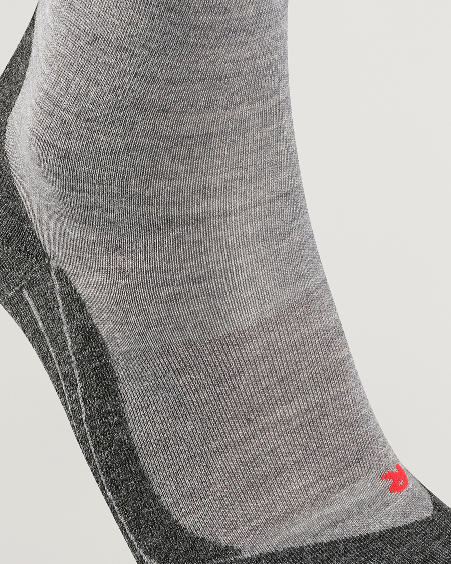 Heren |  | Falke Sport | RU4 Endurance Wool Running Socks Light Grey Mel