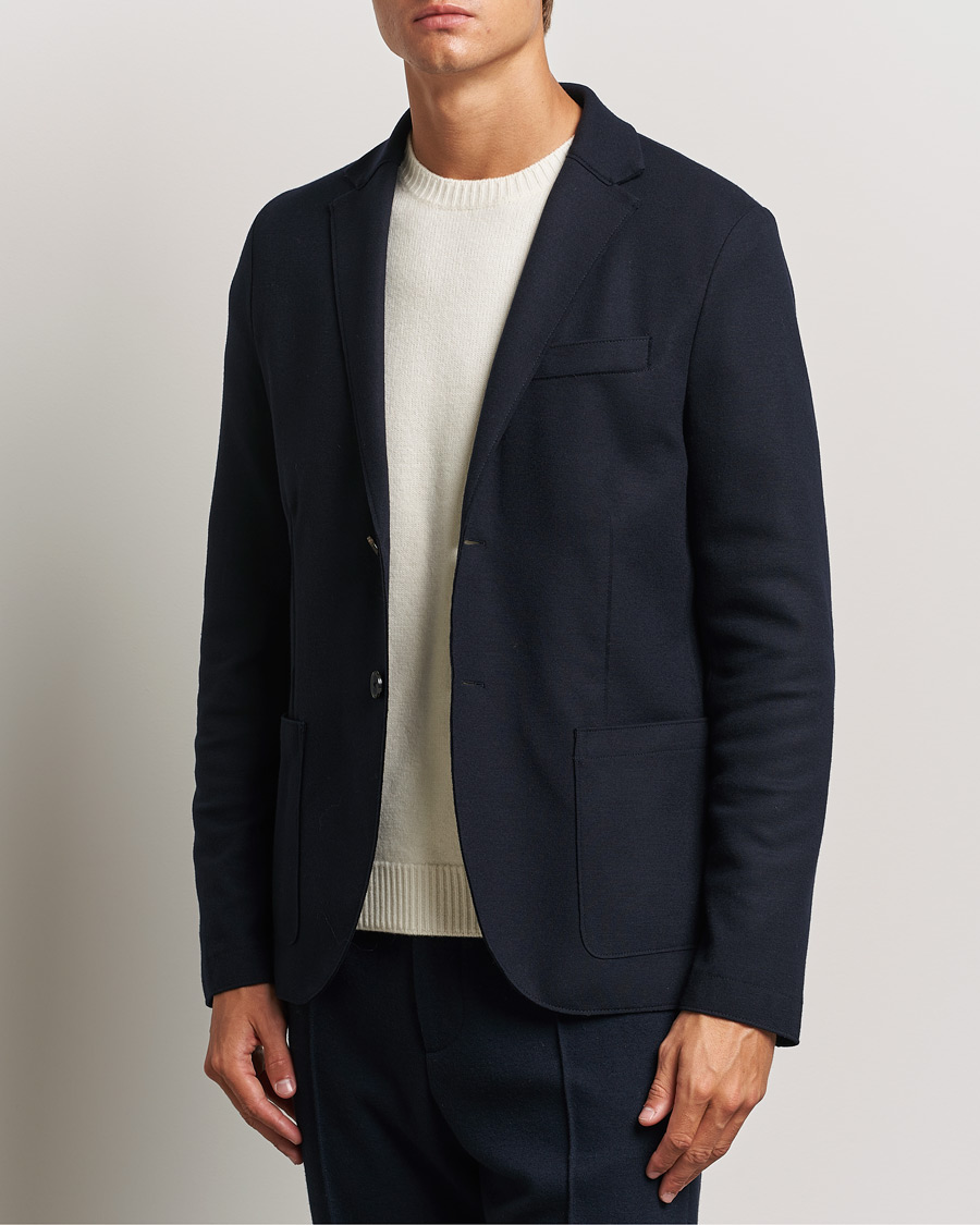 Heren | Kleding | Harris Wharf London | Two Button Superfine Merino Blazer Navy