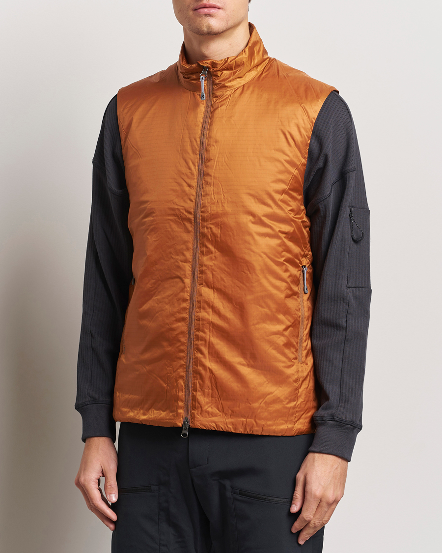 Heren |  | Houdini | Dunfri Primaloft Padded Vest Rust Brown