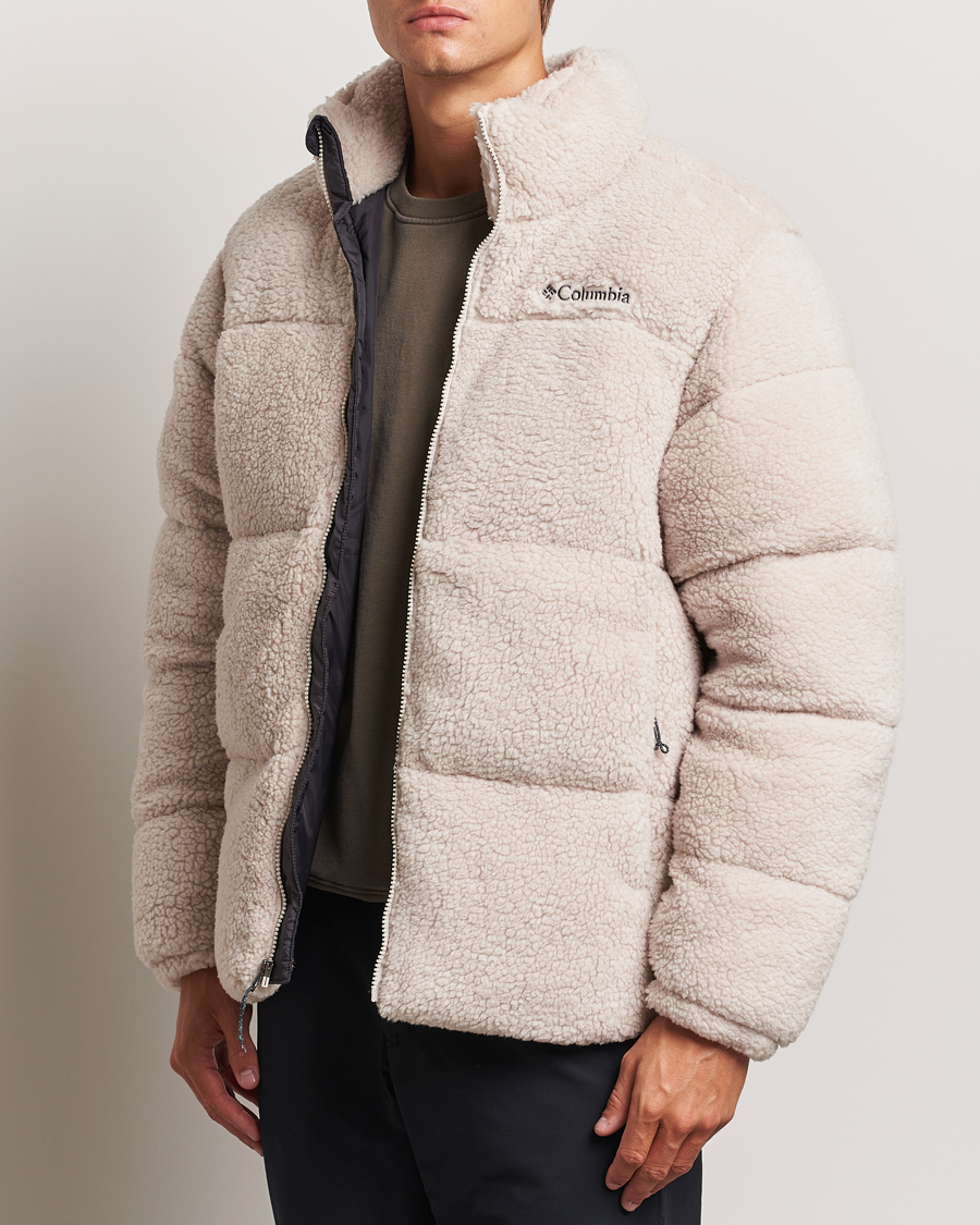 Heren | Winterjassen | Columbia | Puffect Sherpa Jacket Dark Stone