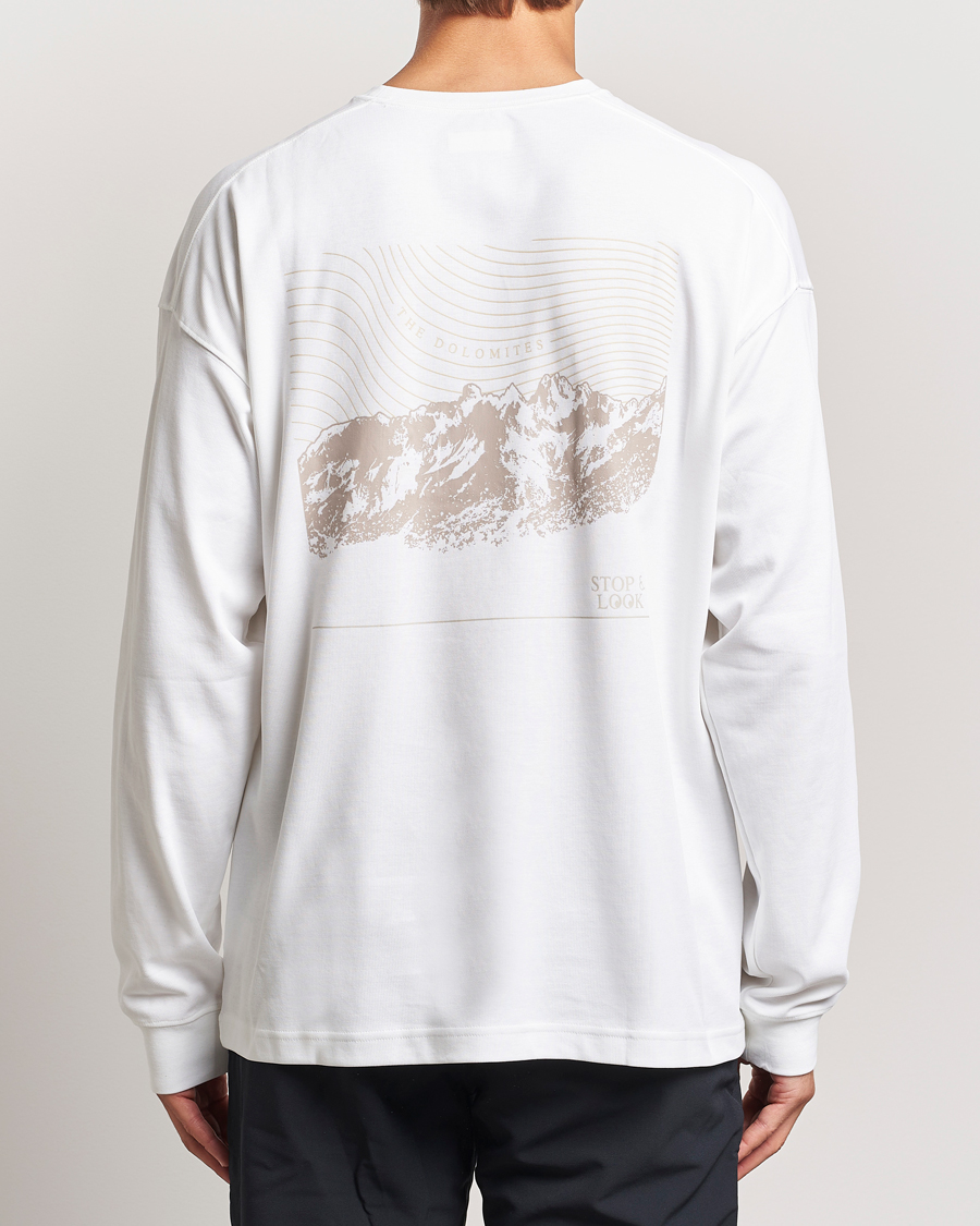 Heren | Columbia | Columbia | Duxbery Relaxed Long Sleeve T-Shirt White