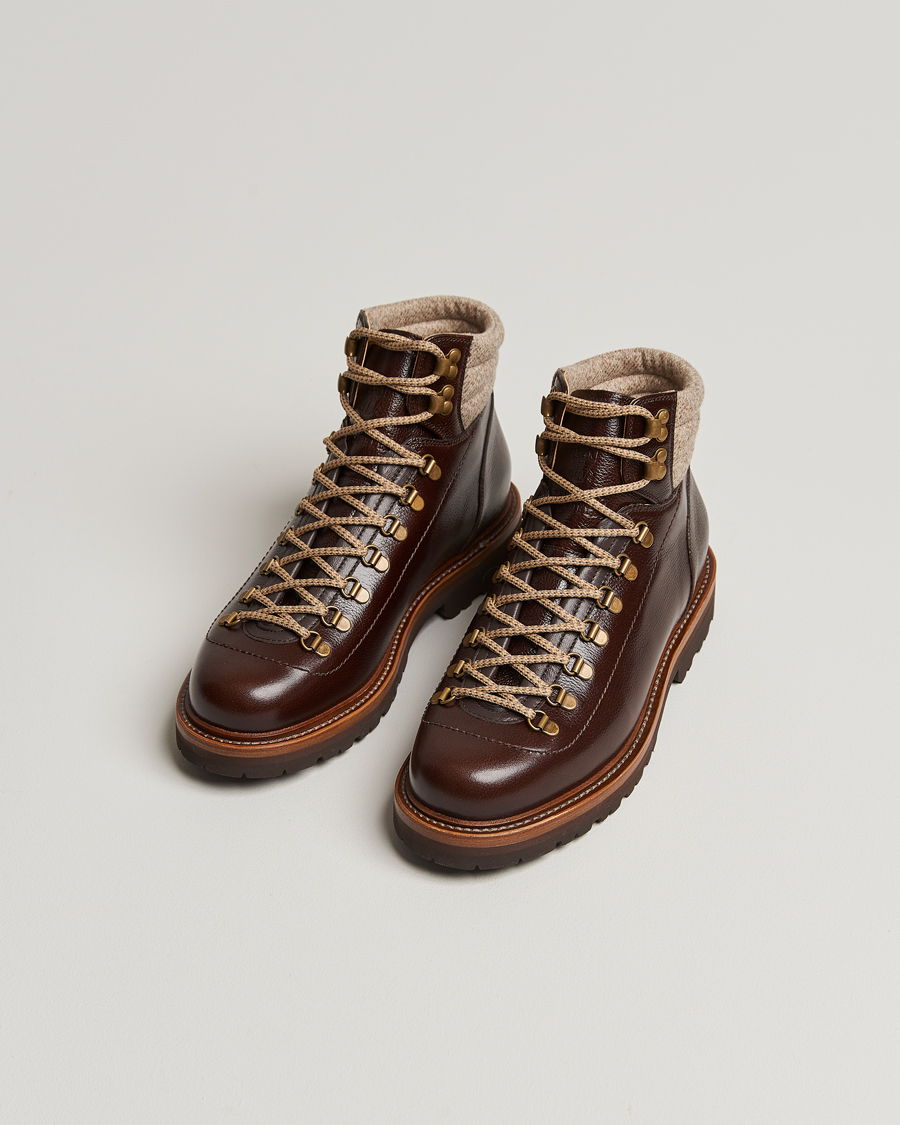 Heren |  | Brunello Cucinelli | Winter Boots Dark Brown Calf